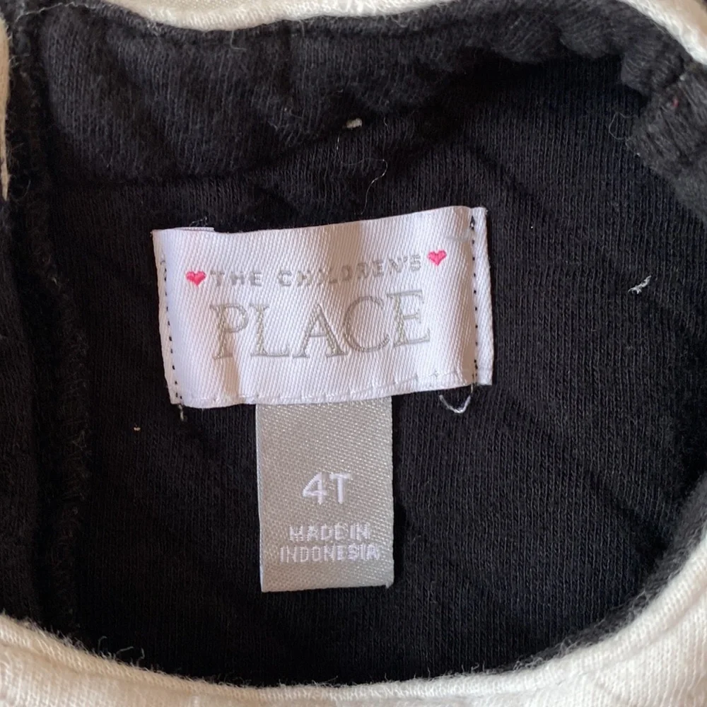 The Children’s Place Girls Black And White Dress Size 4T